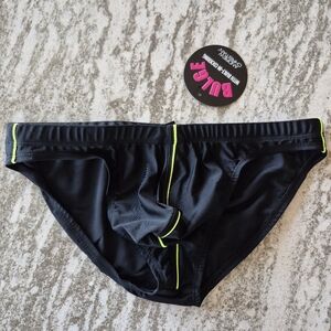 Andrew Christian Men's BULGE Bikini Swim Brief with Built In C-RING.  NEW
